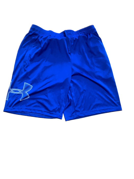 Under Armor Men's Performance Big Logo Loose Fit Shorts Blue  (Size: Large)