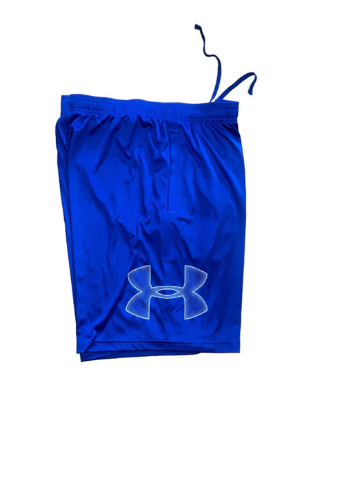 Under Armor Men's Performance Big Logo Loose Fit Shorts Blue  (Size: Large)