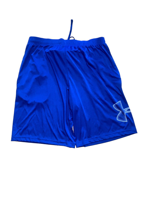 Under Armor Men's Performance Big Logo Loose Fit Shorts Blue  (Size: Large)