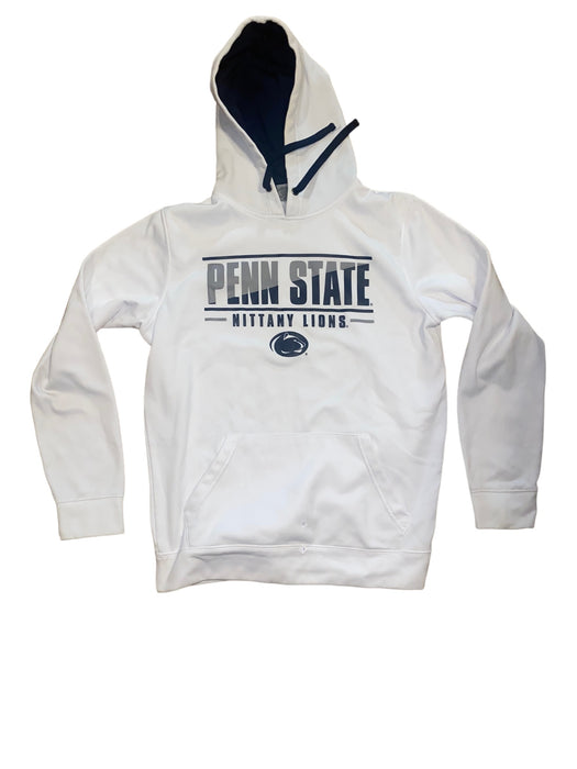 Penn Nittany Lions NCAA Men's Stadium Team Logo Print Hoodie White (Size: Med)