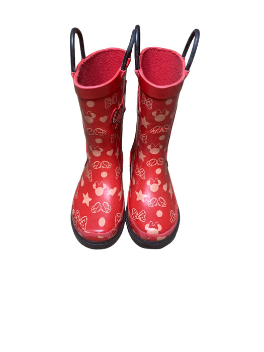 Disney Minnie Mouse Red Waterproof Rain Boots Toddler Girls (Size: 10) 36299