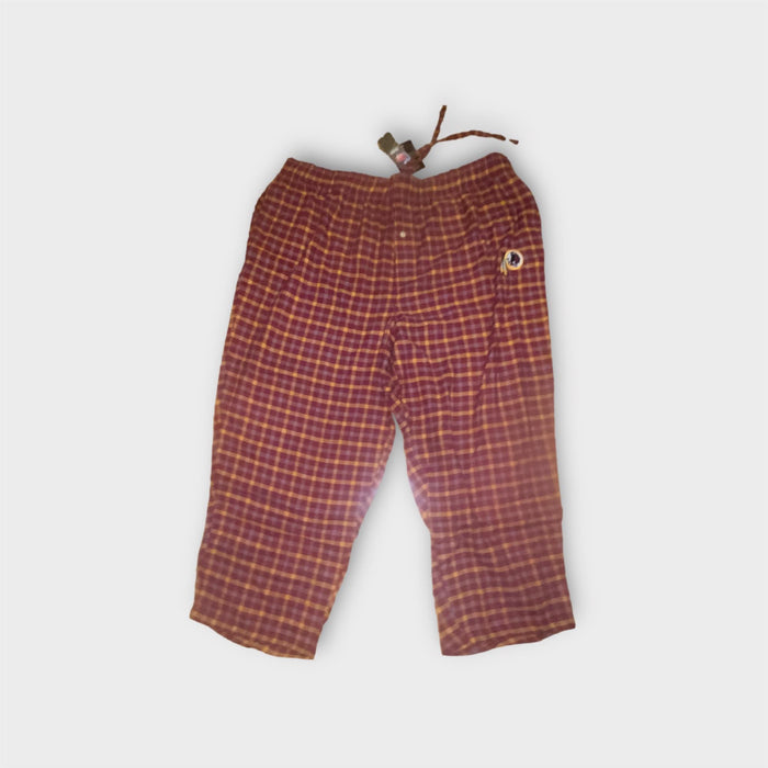 Washington Redskins NFL Plaid Men's Embroidered Logo Lounge Pants(Size: 4XL) NWT