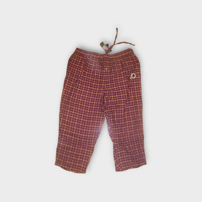 Washington Redskins NFL Plaid Men's Embroidered Logo Lounge Pants(Size: 4XL) NWT