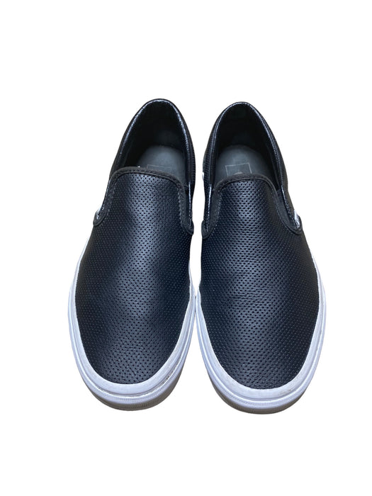 Vans Slip-On Pref Leather Black Skateboarding Shoes Men's (Size: 7) 721356