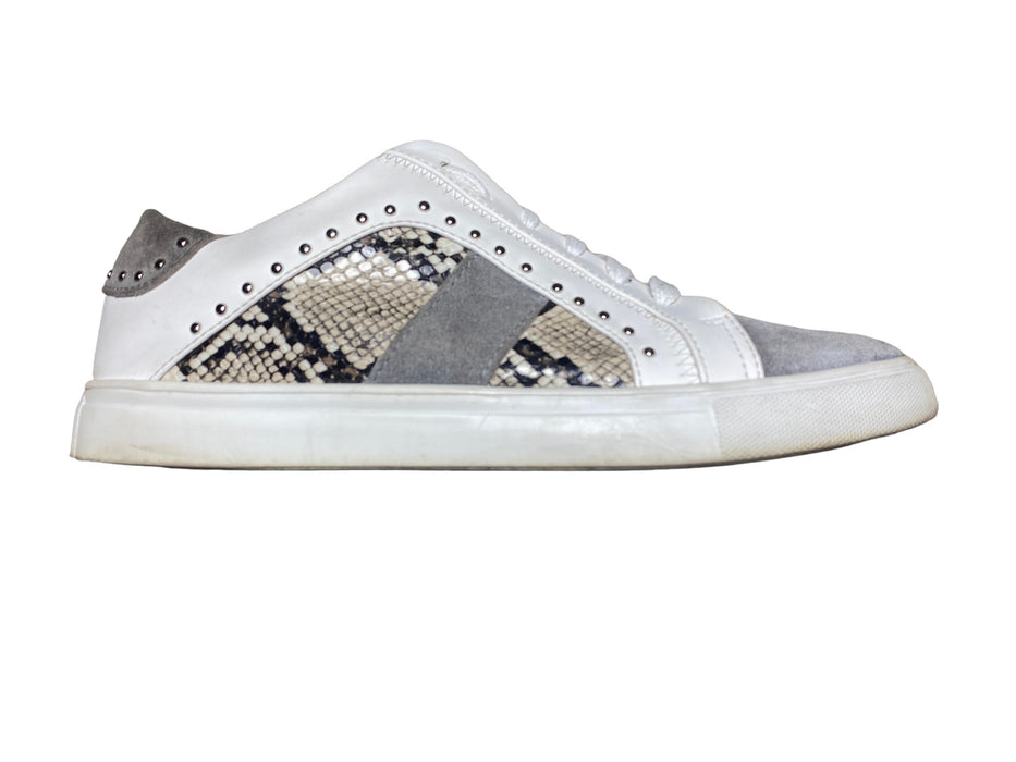 Steve Madden Annita Leather Reptile Snakeskin Sneaker Shoes Men's (Size: 9.5)