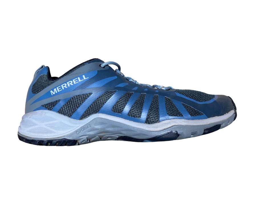 Merrell Siren Edge Q2 Blue Waterproof Hiking Shoes Women's (Size: 10) J599552