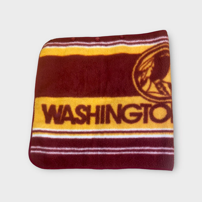 Washington Redskins NFL Handmad Flees Shawl Burgundy & Gold (Size: One Size)