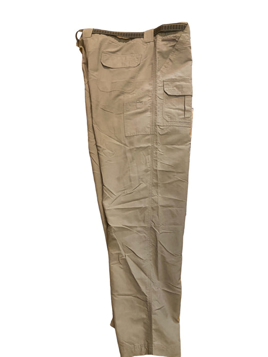 L.L Bean Men's Belted Hiking Nylon Cargo Trousers Khaki (Size: 42 x 32)