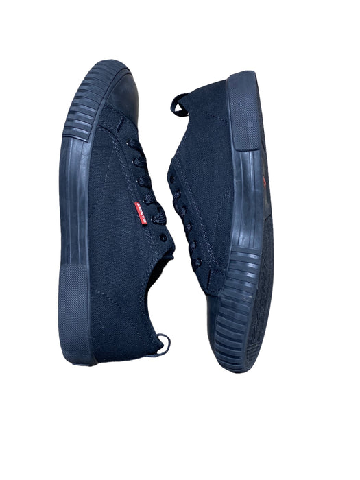 Levi's Comfort Tech Classic Black Canvas Lifestyle Shoes Women's (Size: 8.5)