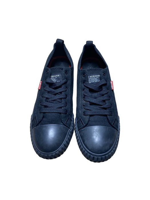 Levi's Comfort Tech Classic Black Canvas Lifestyle Shoes Women's (Size: 8.5)