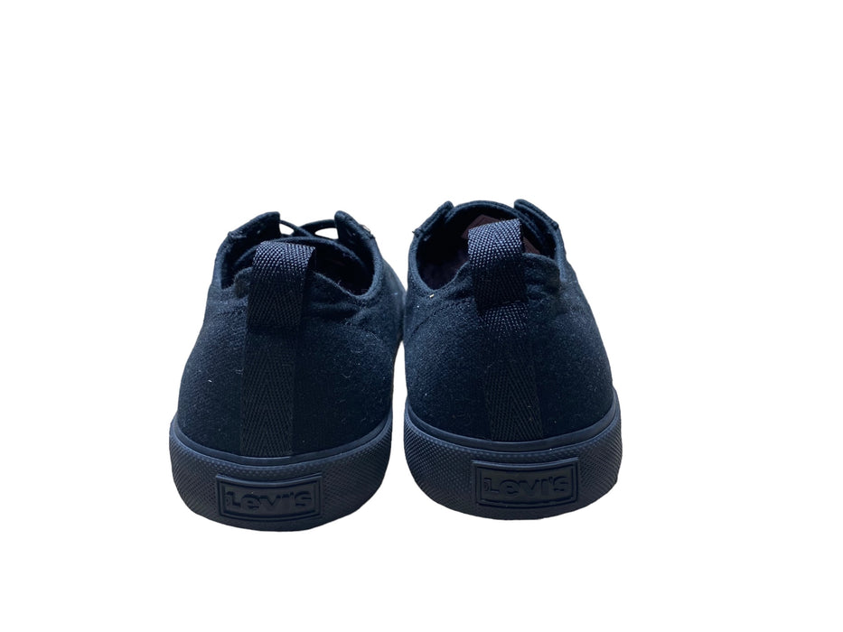 Levi's Comfort Tech Classic Black Canvas Lifestyle Shoes Women's (Size: 8.5)