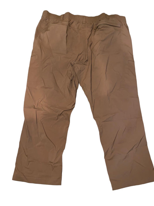 Duluth Trading Men's Elastic Waist Cargo Nylon Pants Khaki (Big & Tall: 48 x 30)