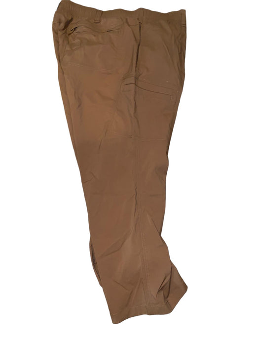 Duluth Trading Men's Elastic Waist Cargo Nylon Pants Khaki (Big & Tall: 48 x 30)