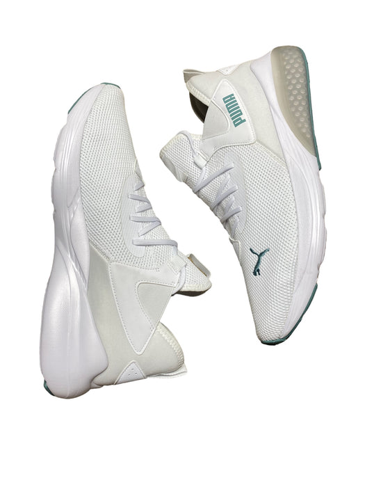 Puma Cell Vive Evo Low White Teal Running Shoes Men's (Size: 14) 376105-11