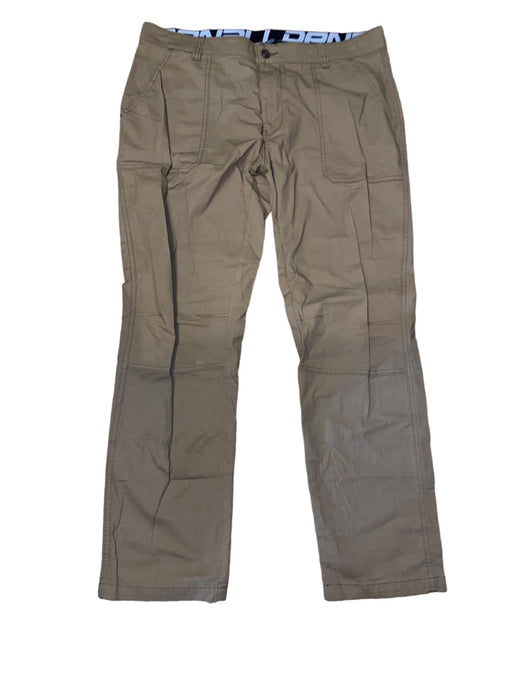 Denali Men's Comfort Waist Ripstop Flex Pants Dark Khaki (Size: 38 x 32)