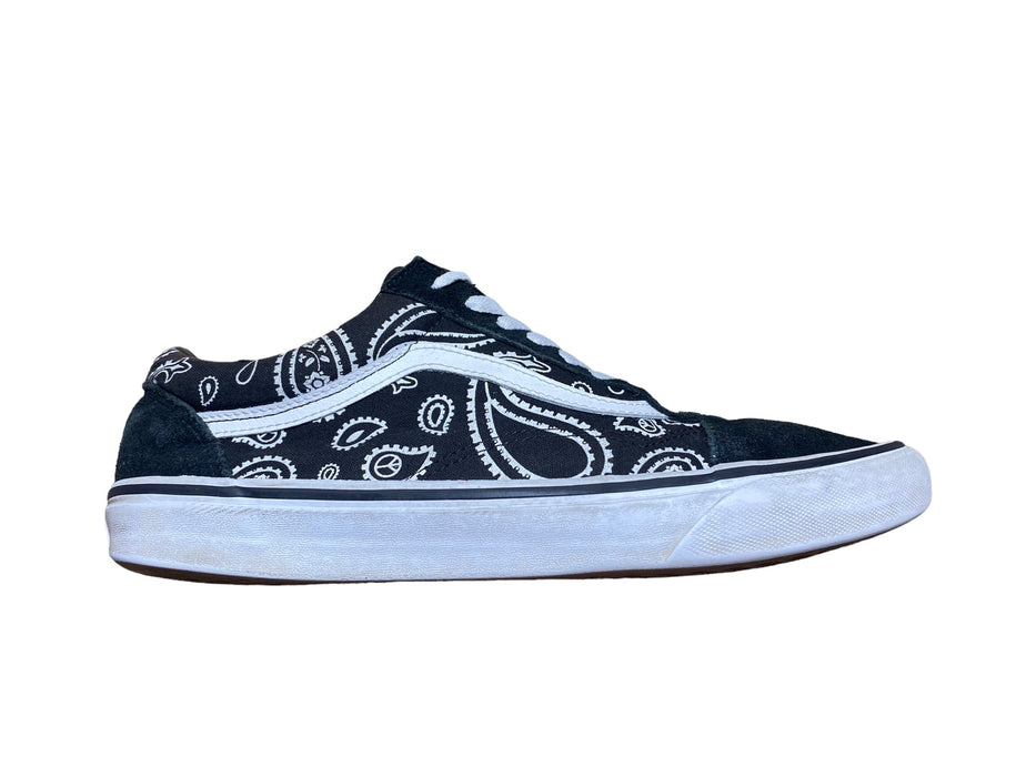 Vans Old Skool 'Peace Paisley Black' Skateboarding Shoes Men's (Size: 11) 721454