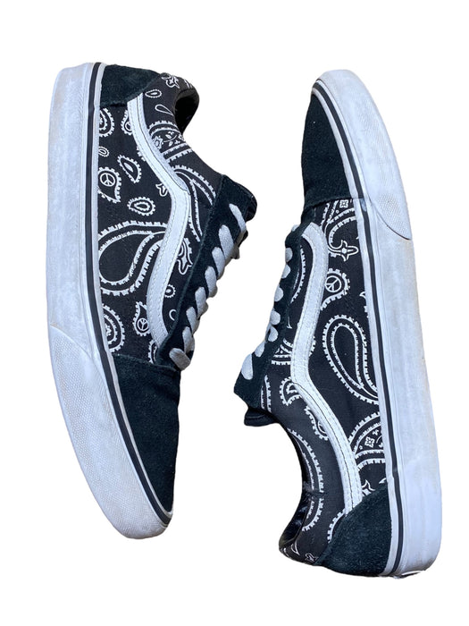 Vans Old Skool 'Peace Paisley Black' Skateboarding Shoes Men's (Size: 11) 721454