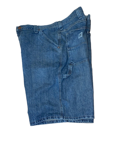 Lee Dungareers Men's Carpenter Stone Denim Short Blue (Big & Tall: 42 x 13) NWT