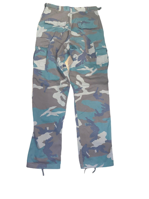 Rothco Men's Ripstop Woodland Camouflage BDU Cargo Trousers (Small-Reg)