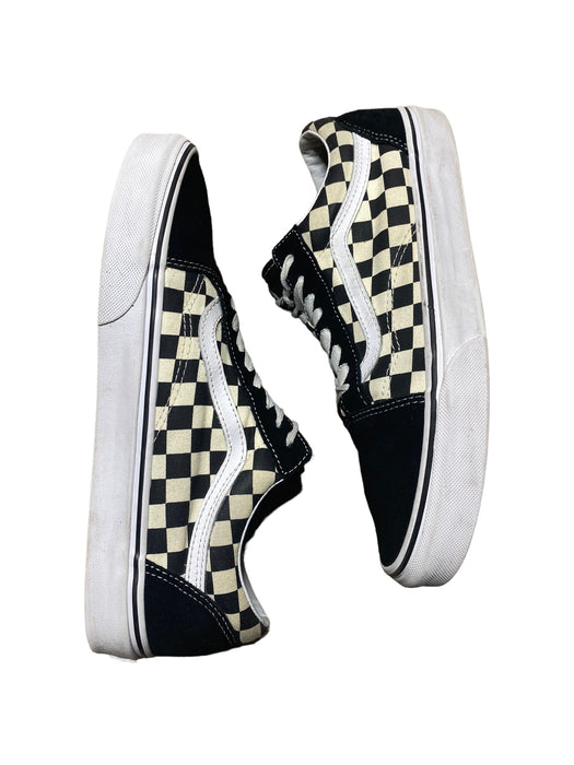 Vans Checkerboard Old Skool Black White Skateboarding Shoes Men (Size: 8) 500714