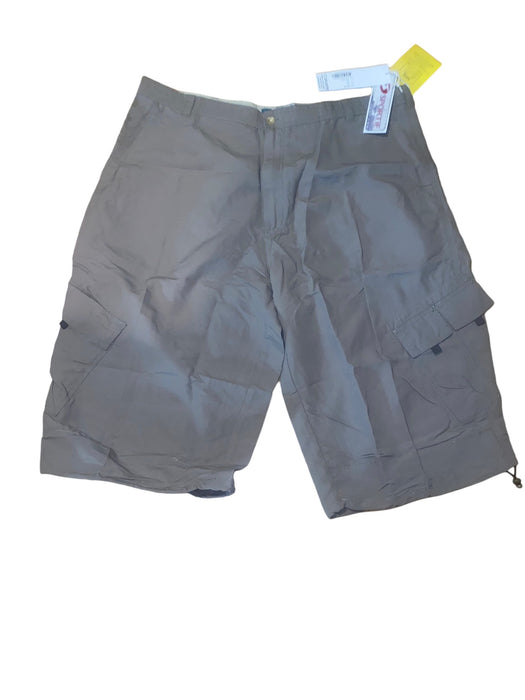 Sportif USA Men's 6-Pocket Nylon SPF Cargo Shorts Olive (Size: 42/Long) NWT