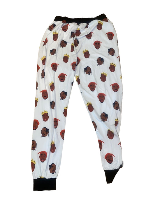 Indie Rap King Sleepwear Men's Snoop Dog, Biggie & Tupac Lounge Pants (Size: XL)