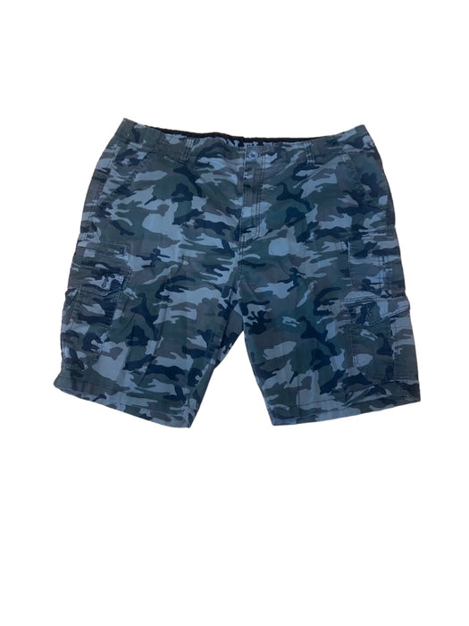 Iron Co. Men's Woodland Camouflage Flex Cargo Shorts Green (Size: 40 x 10)