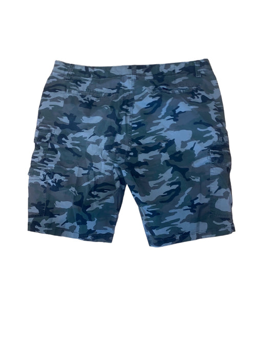 Iron Co. Men's Woodland Camouflage Flex Cargo Shorts Green (Size: 40 x 10)