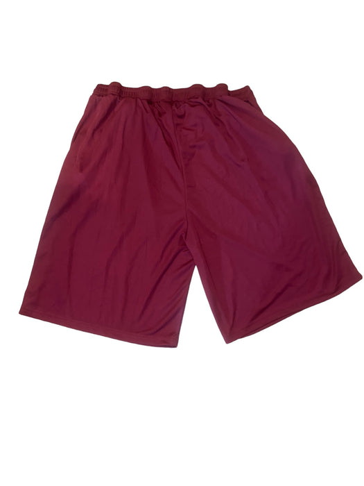 Letaotao Men's Mesh Basketball Athletic Shorts Burgundy (Size: XXL) NWOT