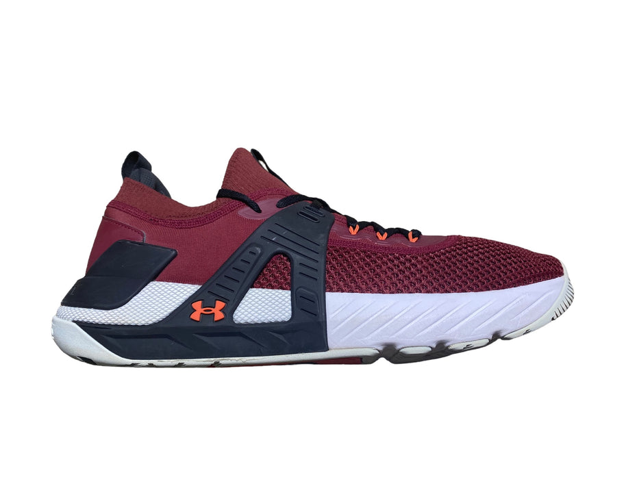 Under Armour Project Rock 4 League Red Basketball Shoes Men (Sz: 14) 3023695-600