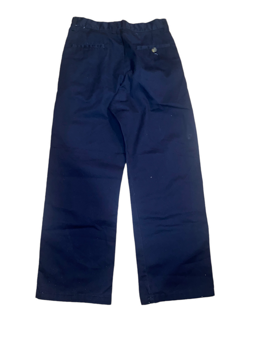 George Martin Boy's Pleated Blue Pants (Size: 14 Reg)