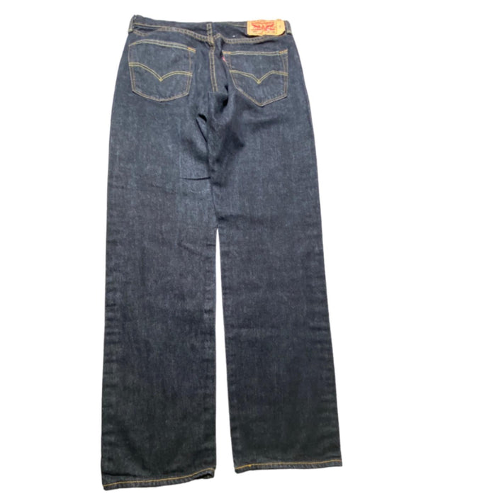 Levi's 501 Men's Original Straight Button Fly Jeans Black (Big & Tall: 34 x 31)