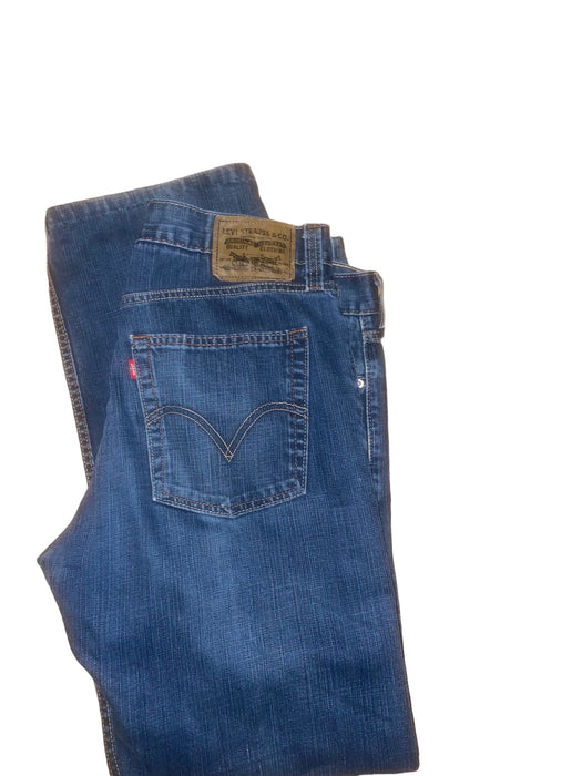 Levi's 514 Men's Original Slim Straight Fit Jeans Blue (Size: 36 x 34)