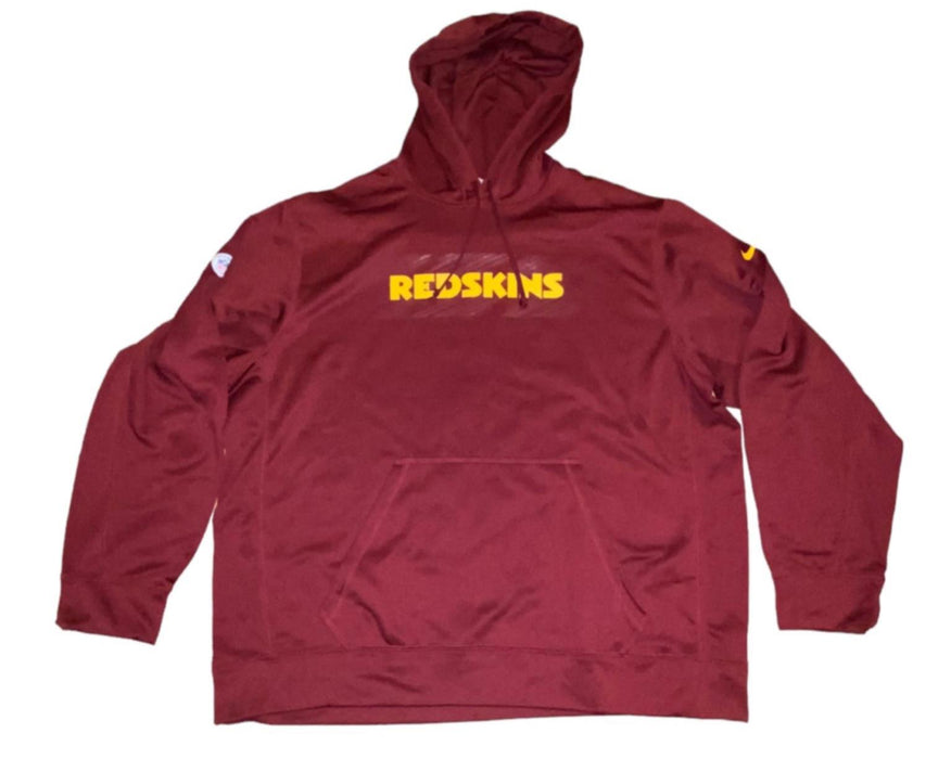 Washington Redskins NFL Nike Therma Fit Men's Hoodie Burgundy (Size: XXL)