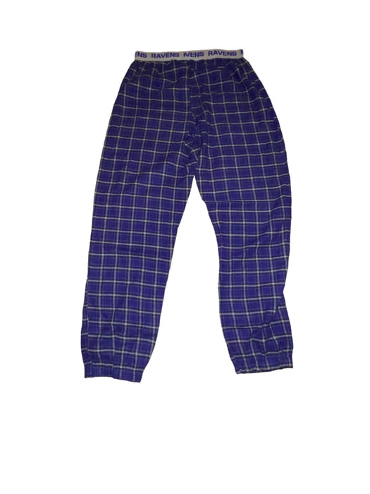 Baltimore Ravens Men's NFL Game Day Plaid Pajama Pants Purple (Size: M)