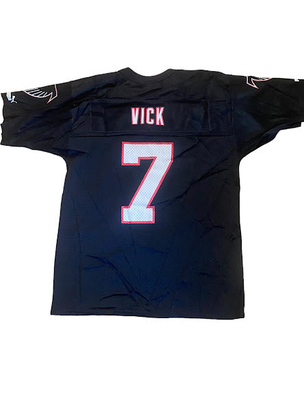 Atlanta Falcon NFL Puma #7 Vick Youth Jersey Black (Size: M 10-12)