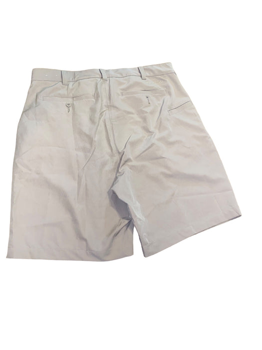 Reebok Golf Men's Comfort Waist Pleated Flex Shorts Beige (Size: 38 x 9)