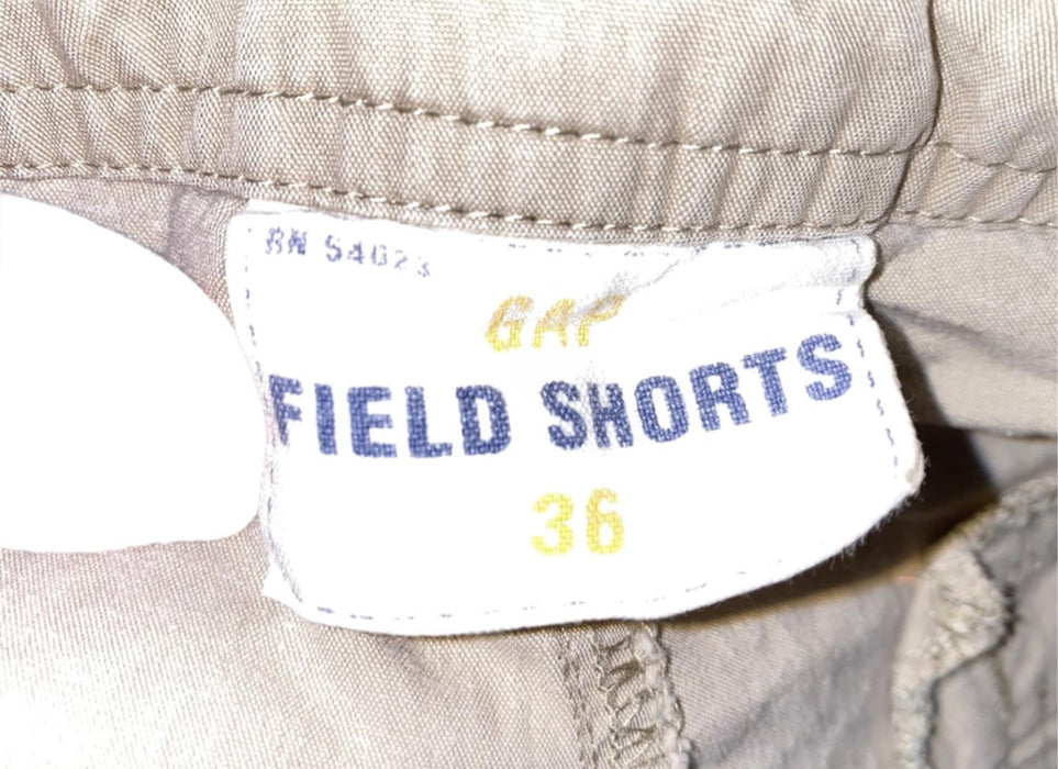 Gap Men's Nylon Cargo Field Hiking Shorts Beige (Size: 36 X 9)