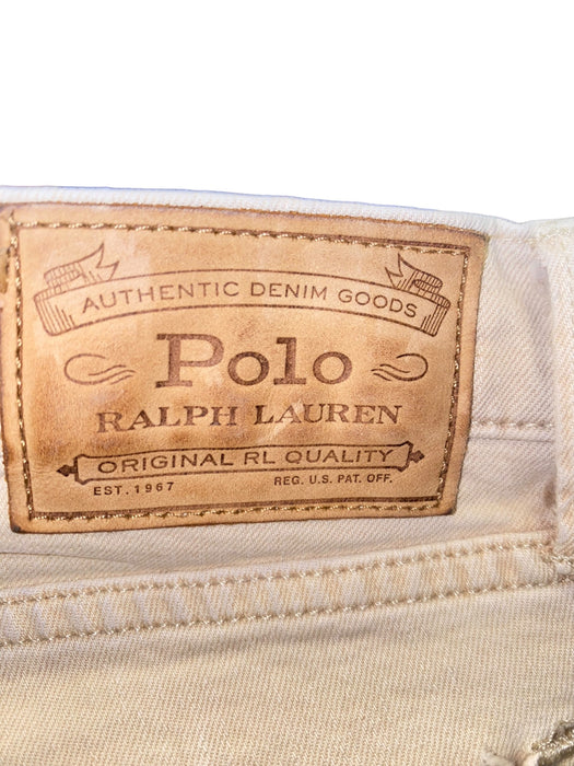 Polo Ralph Lauren Men's Straight Flex Light Wash Jeans Beige (Size: 36 x 30)