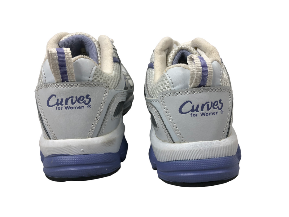 Curves Cloud X White Purple Running Shoes Women's (Size: 6) F329844-1