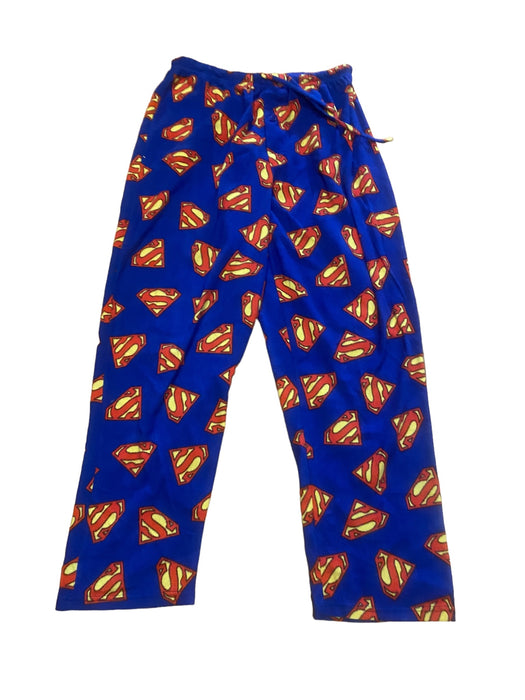 Superman DC Comics Fleece Pajama Lounge Pants Blue Men's (Size: M)