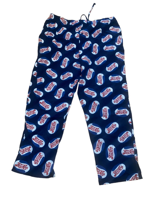 Pepsi-Cola Men's Blue Original All Print Pajama/Lounge Pants (Size: XL)