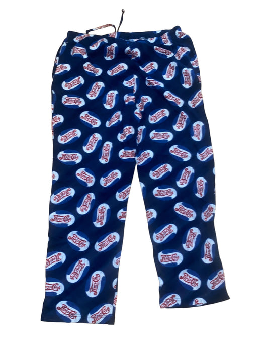 Pepsi-Cola Men's Blue Original All Print Pajama/Lounge Pants (Size: XL)