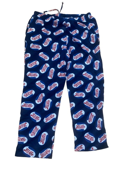 Pepsi-Cola Men's Blue Original All Print Pajama/Lounge Pants (Size: XL)