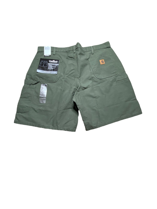 Carhartt Men's Canvas 6-Pockets Cargo Work Shorts Green (Size: 42 X 10) NWT