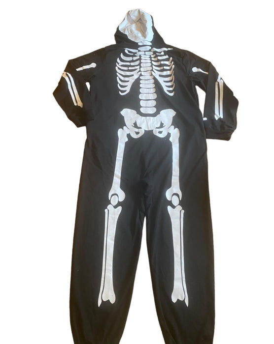 Just Love Adult Skeleton Full Costume One-Piece Black/White(Size: XXL) NWOT