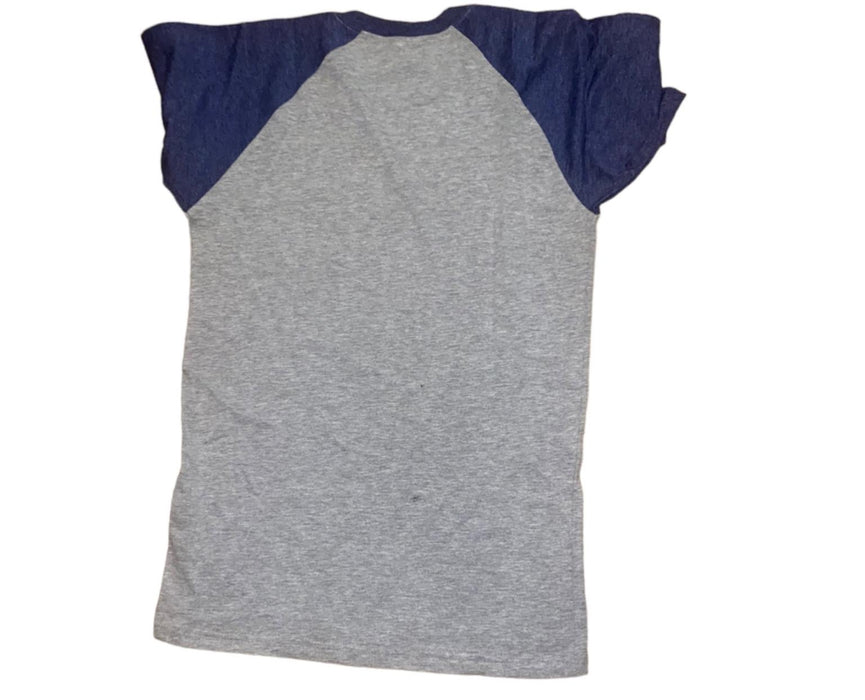 Syracuse NCAA Women's Graphic Print Reglan T-shirt Gray/Blue (Size: XL) NWT