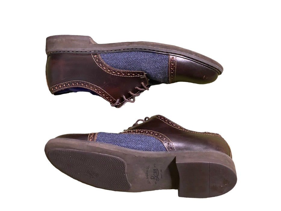 G.H. Bass & Co. Percy WX B Brown Diem Oxford Dress Shoes Men's (Size: 9) 5718