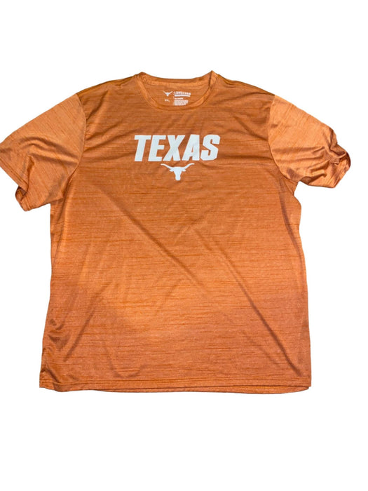Texas Longhorns NCAA Men's Performance Short Sleeve T-shirt Orange (Size: 2XL)