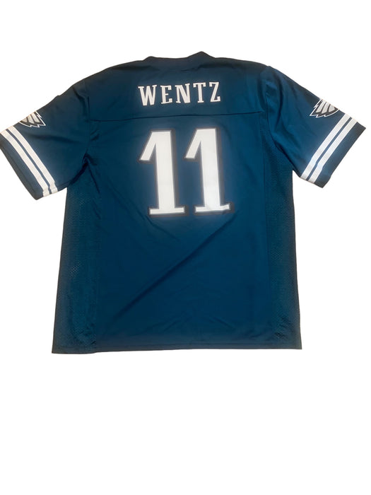 Philadelphia Eagles NFL Team Apparel Men's #11 Wentz Jersey Green (Size: XL)